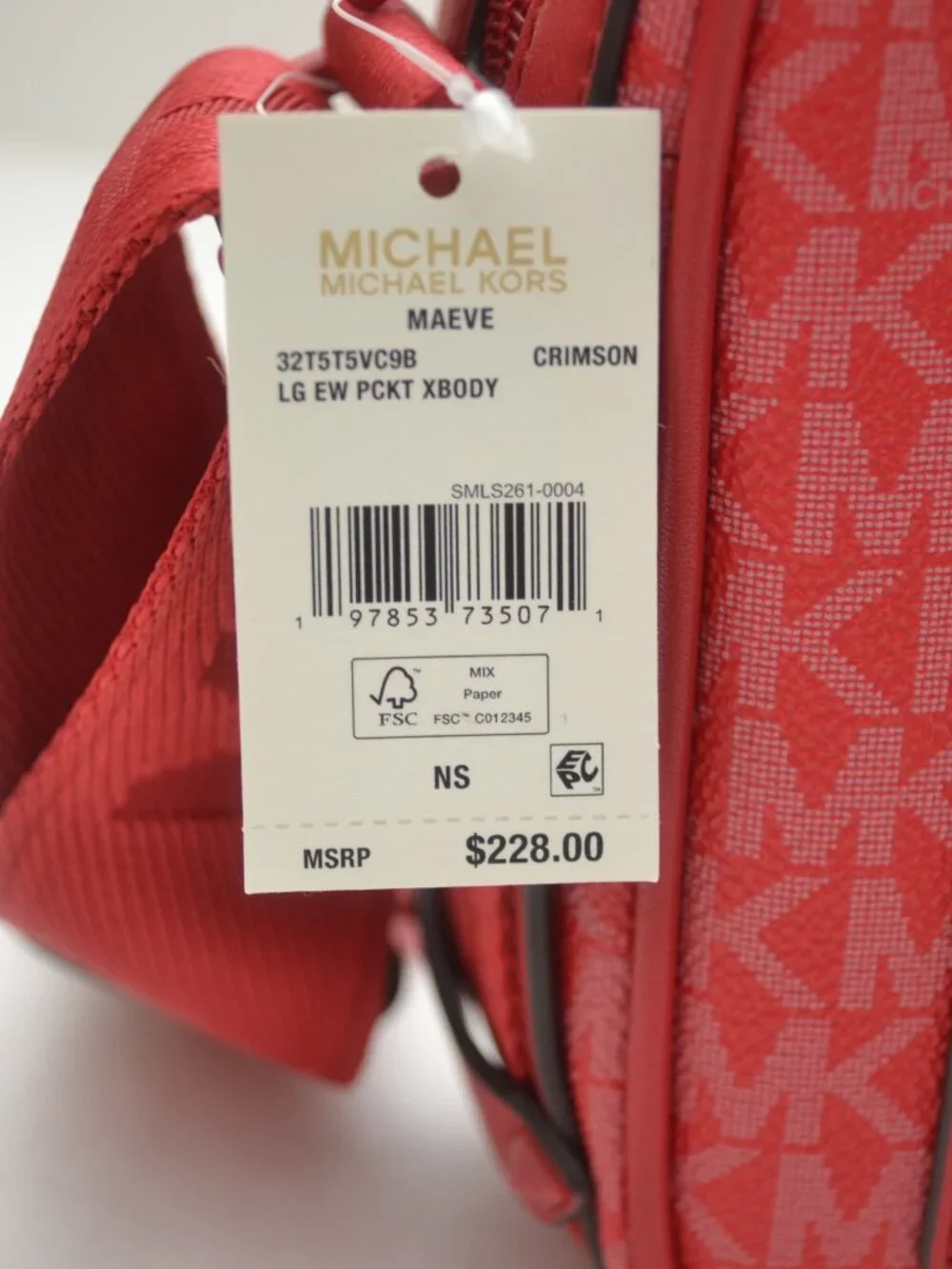 Michael Kors Maeve Large East West Pocket Crossbody BNWT